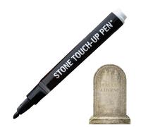 Générique Memorial Paint Marker, Stone Lettering Touch Pen, Metallicz Gold Grave Inscripción Tool, Sturdy Outdoor Stone Ink System, Minimal Restoration Style Design, Church Graveyard Use