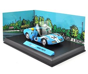 Générique Michel Vaillant Le Mans Sport-Proto - 1/43 IXO Car + Figurine + Decor V3