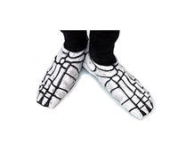 Generique - Pies blancos esqueleto Halloween