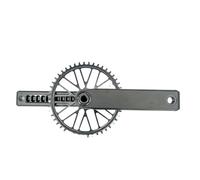 Générique Platos y bielas CRS-R2 for Bicicleta, Plato Hueco for manivela, arañas 110BCD CNC, Compatible con Piezas Sram de 11/12 velocidades(Black 48T Chainring_S-166.25MM)