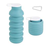 Générique Portable Drinking Cup, Coffee Cup, 8,27 x 2,95 x 3,46 pulgadas, plegable Water Bottles, 600 ml Capacity, Food-Grade Reutilizable, Ideal para viajar, ciclismo, camping, ciclismo, al aire