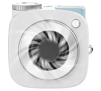 Générique Portable Fan - Camera-Shaped Pocket-Sized, Standard Size with Lanyard, Personal Neck Wear Blower, Aesthetic Cooling Gadget, for Summer Travel Picnic, Functional Accessory