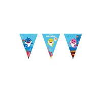 Generique PR92544-9 banderines Triangulares Baby Shark de Papel FSC, PR92544