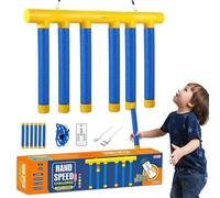 Générique Reflex Drop Sticks - 3-Speed Reaction Trainer, Portable Catching Game, Adjustable Difficulty Toy, Cognitive Speed Development, Indoor Classroom Category, Multi-Color Large