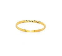 Générique Rocio - Anillo de boda de oro amarillo de 9 quilates, 1,5 mm, oro amarillo 56