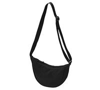 Générique Sac Banane Femme Bandolera, Crescent Nylon Bag,Crossbody Bag Women,Oisir,Banane Malet,Porté Hombro,à bandoulière Casual,à main Portable avec Cremallera, Negro