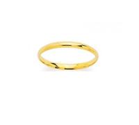 Générique Samy - Anillo de boda (oro amarillo, 750°/00-2 mm, 48 oro)