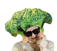 Générique Veggie Cap, Green Visual Accessory Cap, 17,35 in Wearable with Comfort Fit, Polyester Veggie Headwear Prop, Festival Accessory with Playful Aesthetic, Visual Prop for Gatherings Celebrations