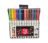 Générique Water Painting Pen - 5,5 Zoll Kinder Kreative Stifte | ABS Wasserbasierte Farbmarker - 12 Stück geruchlos sicher für Kinder Whiteboard Malen Zeichnen Geschenk Spaß zu Hause
