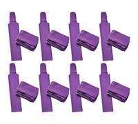 Generisch 16 fundas protectoras para crines de caballo, 40 cm de largo, poliéster, transpirable, fácil de limpiar, para trenzas y protección contra la rotura del cabello