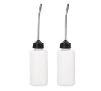 Generisch 2 botellas de para máquina de rellenar agujas, botella de precisión de 120 ml con cuello largo para máquinas de coser, hogar, artesanía, industria, automoción