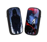 Generisch 2 fundas para lápices de anime, bolsa para lápices de gran capacidad, adecuada para niñas y niños, Sung-2, Anime