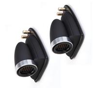 Generisch 2 piezas profesional mejora de sonido altavoz tweeter innovación accesorios de alambre plateado altavoz tweeter