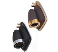 Generisch 2 piezas profesional mejora de sonido altavoz tweeter innovación accesorios de alambre plateado altavoz tweeter