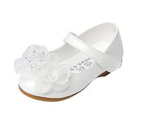 Generisch 2022 Crystal Designer Princesa Zapatos Hermosos Zapatos de Niñas Zapatos Planos Casual Para Niñas Niños Mocasines, Blanco, 30 EU