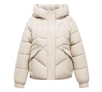 Generisch 2024 Winter New Women's Cotton Padded Fashion Cotton Padded Down Chaqueta ligera para mujer, Blanco, XXL