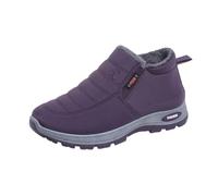 Generisch 2025 Botas de invierno cortas para mujer, modernas, forradas con vellón, botas de nieve impermeables, cómodas, casuales, botas de nieve cálidas, para mujer, compatibles con motocicleta