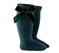 Generisch 2025 Calcetines Sólidos Media Pantorrilla Bebé Niños Niñas Princesa Calcetines Largos Niño Rodilla Alta Bebé Cuidado Bebé Ropa Neutral Recién Nacido, verde, 3-18 meses