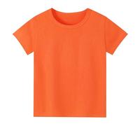 Generisch 2025 Geschlechtsneutrales, bequemes T-Shirt für Kinder Pferde Shirts Mädchen 146, naranja, 4-5 Años