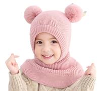 Generisch 2025 Gorro para niños pequeños, gorros de invierno para bebé, gorros para las orejas, esquí, grueso, cálido, calavera, a prueba de viento, de punto, para niños y niños, gorros para niñas, b
