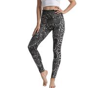 Generisch 2025 Leggings elásticos de mezclilla con estampado térmico, mallas de senderismo, trajes, pantalones de yoga de hip, anillo negro con, gris, XL