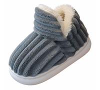Generisch 2025 New Slipper Booties Kids The Cozy & Stylish Slipper Non Plush Warm Home Slippers Pantuflas 35, gris, 29 EU