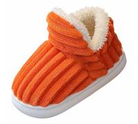Generisch 2025 New Slipper Booties Kids The Cozy & Stylish Slipper Non Plush Warm Home Slippers Zapatillas 39, naranja, 29 EU