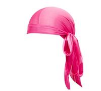 Generisch 2025 Opciones multicolores Durag | Silk Du Rags para hombres y mujeres | Perfecto para trenzas onduladas Rizos Sombrero de pescador, Rosa intenso., Talla única