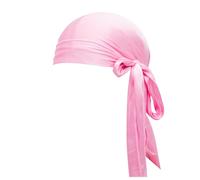 Generisch 2025 Opciones multicolores Durag | Silk Du Rags para hombres y mujeres | Perfecto para trenzas onduladas Rizos Sombrero de pescador, Rosa., talla única