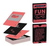 Generisch 2026 46 tarjetas de rascar interactivas para parejas - Preguntas para parejas, ideal para una noche romántica segunda para fortalecer la relación. (negro, 9 cm)