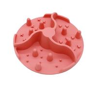 Generisch 2026 Almohadilla de Fuga para Mascotas Silicona para Slow Food, Platos, Tazón de Perros, Almohadilla de Comida Lenta, Almohadilla Desmontable, Adecuado para Perros Gatos Fast (D, 10 cm)