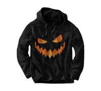 Generisch 2026 Aquí tienes un título de producto para tu sudadera con capucha navideña con estampado de calabaza: