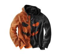 Generisch 2026 Aquí tienes un título de producto para tu sudadera con capucha navideña con estampado de calabaza: