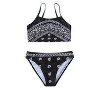 Generisch 2026 Baby Girl Mariposas - Summer 2PCS Bikini Traje de Baño, Negro , 11-12 años