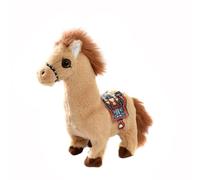 Generisch 2026 Caballo de simulación súper lindo con cola de movimiento de ruido al caminar - UN gran para los niños que les da alegría. ¡Experimenta esta dulce experiencia! (Blanco, 21 cm)