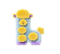 Generisch 2026 Cachorro interactivo azul y amarillo con estructura de esmalte de papel arrugado, para pequeños y medianos (A, talla única)