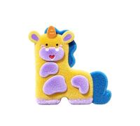 Generisch 2026 Cachorro interactivo azul y amarillo con estructura de esmalte de papel arrugado, para pequeños y medianos (B, talla única)