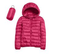 Generisch 2026 Chaqueta ligera impermeable cálida para mujer con abrigo de invierno a prueba de viento con aislamiento reciclado invierno delgado corto con cálido abrigo de pato blanco ropa exterior