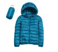 Generisch 2026 Chaqueta ligera impermeable cálida para mujer con abrigo de invierno a prueba de viento con aislamiento reciclado invierno delgado corto con cálido abrigo de pato blanco ropa exterior