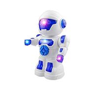 Generisch 2026 Coche teledirigido Robot Inteligente Regalo Infantil Eléctrico Luminoso Música Rompecabezas de Baile Robots de Educación Temprana (Blanco, Talla Única)
