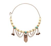 Generisch 2026 Collar de caballo ajustable resistente para entrenamiento con cómodo (dorado, 20 x 12 cm)