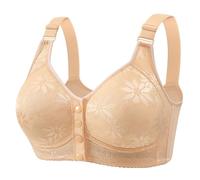 Generisch 2026 Cómoda correa de hombro transparente para mujer, sin cables, sin espalda, sin esponja, con correas de hombro transformables, beige, 46