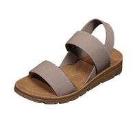 Generisch 2026 Cómodas sandalias de mujer para aventuras de verano para tiempo libre. Diseño de puntera abierta con correas elásticas. Fácil de deslizar, ideal para vacaciones, paseos por la ciudad