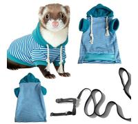 Generisch 2026 Correa Saber Chaqueta. Abrigo Saber para Exterior. Abrigo cálido. Correa para el perro. (azul, 15 x 27 cm)