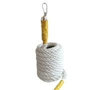 Generisch 2026 Cuerda de escalada para gatos, cuerda rascadora colgante, cuerda rascador montada en la pared, escalera para gatos con gancho para interior y exterior, 2 m (blanco, 2 m)