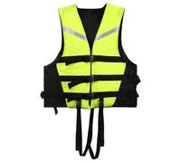 Generisch 2026 damas grandes con corte de cintura alta rayas reflectantes estilo chaleco - perfecto para la playa piscina primavera, amarillo, 3XL