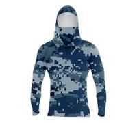 Generisch 2026 Digital Print Sun Face Jacket for Outdoor Sports And Casual Wear, camuflaje, M