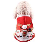 Generisch 2026 Disfraces navideños para gatos Perros: Cálidos de moda. ¡Deje que los gatos y los perros muestren su personalidad en invierno! (F, 55x45x2cm)