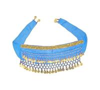 Generisch 2026 Disfraz de bailarina del vientre para perros, estilo danza del vientre, cadena de cintura para perros, cortina de glúteo, ropa con accesorios de lentejuelas, bufanda de cadera sacudida
