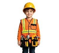 Generisch 2026 Disfraz de constructor para niños y niñas